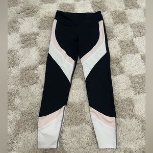 Pink black and white workout pants !